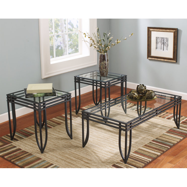 Ebern Designs Villarreal 3 Piece Coffee Table Set & Reviews Wayfair